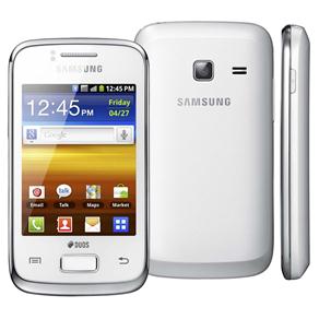 Tudo sobre 'Smartphone Samsung Galaxy Y Duos S6102 Branco com Dual Chip, Android 2.3, Wi-Fi, 3G, GPS, Câmera 3MP, MP3, Touch, Fone e Cartão 2GB -Tim'