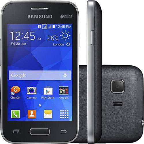 Smartphone Samsung Galaxy Young 2 Duos Desbloqueado Android 4.4 3g Wi-Fi Câmera 3 Mp 4gb - Preto