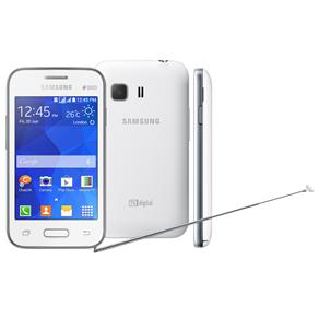 Smartphone Samsung Galaxy Young 2 Duos TV G130BT Branco com Tela 3.5", Dual Chip, Android 4.4, 3G, Wi-Fi, Câmera de 3MP e TV Digital