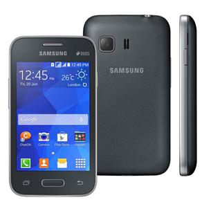Smartphone Samsung Galaxy Young 2 Duos TV G130BT Cinza com Tela 3.5", Dual Chip, Android 4.4, 3G, Wi-Fi, Câmera de 3MP e TV Digital