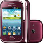 Tudo sobre 'Smartphone Samsung Galaxy Young Plus Dual Chip Desbloqueado Android 4.1 4GB 3G Wi-Fi Câmera 3MP TV - Vermelho'