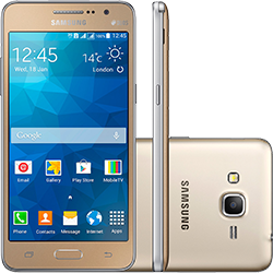 Smartphone Samsung Gran Prime Duos G531H Dual Chip Desbloqueado Oi Android 5.1 5" 8GB 3G 8MP - Dourado