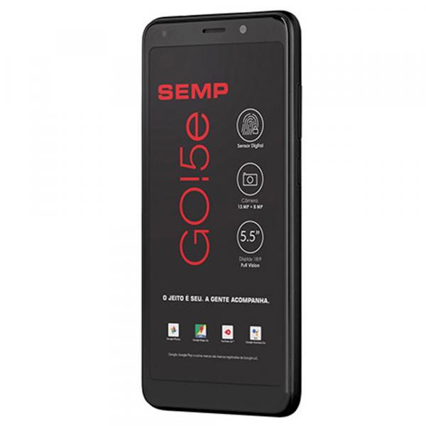 Smartphone SEMP GO 5E, Preto, SC9832E, Tela de 5.5", 16GB, 13MP - Semp Tcl