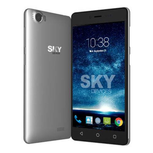 Smartphone Sky Fuego 5.0+ Dual Sim Tela 5” Android 6.0 - Prata