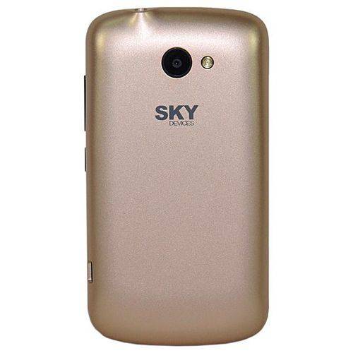 Tudo sobre 'Smartphone Sky Fuego 3.5 Dual SIM Tela 3.5” Android 4.4 KitKat – Dourado'