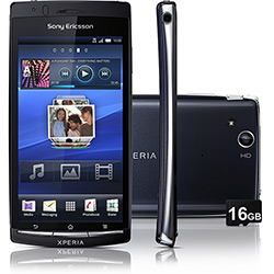 Smartphone Sony Ericsson Xperia Arc 3G Android 2.3 Wi-Fi Câm 8MP AGPS 16GB