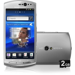 Smartphone Sony Ericsson Xperia Neo V Desbloqueado Tim, Prata, Android 2.3, Tela 3.7", Câmera de 5MP, 3G, Wi-Fi, Memória Interna 320MB e Cartão de Memória 2GB