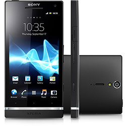 Smartphone Sony LT26i Xperia S - Preto - Desbloqueado Vivo GSM, Tela Touch 4,3", Android 2.3, Processador Dual Core 1,5GHz, 3G, Wi-Fi, GPS, Câmera 12MP com Flash LED, Câmera Frontal 1.3MP, Filma em HD, Conexão HDMI, MP3 Player, Bluetooth, Memória Interna