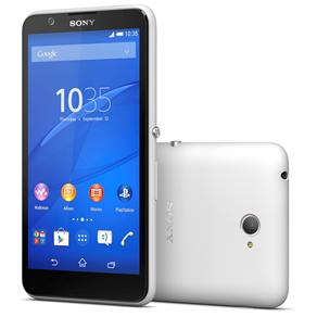 Smartphone Sony Xperia E4 Dual Branco com Dual Chip, Tela de 5",TV Digital, Câmera 5MP, Android 4.4, 3G, WiFi, AGPS e Processador Quad Core de 1,3 GHz