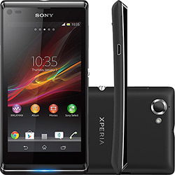 Smartphone Sony Xperia L Desbloqueado Oi Android 4.1 Tela 4.3" 8GB 3G Wi-Fi Câmera 8MP - Preto