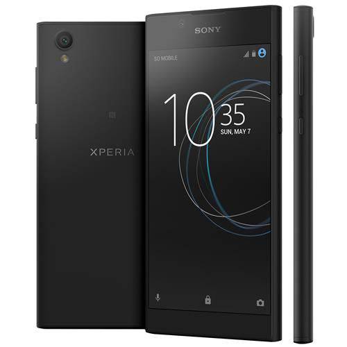 Smartphone Sony Xperia L1 Dual 16GB Preto - Dual Chip 4G Câm. 13MP + Selfie 5MP Tela 5.5"