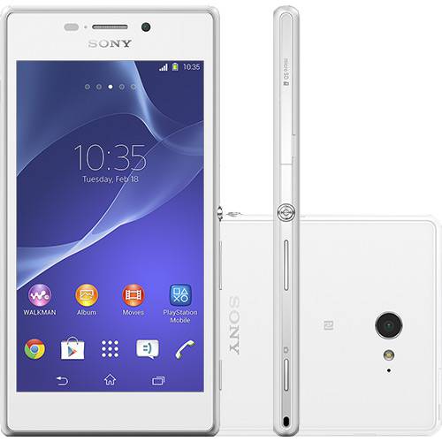 Tudo sobre 'Smartphone Sony Xperia M2 Aqua Desbloqueado Claro Android 4.4 Tela 4.8" 8GB 4G Câmera 8MP Branco'