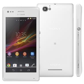 Smartphone Sony Xperia M Dual Branco com Tela 4", Dual Chip, Câmera 5MP, 3G, Android 4.1 e Processador Dual Core de 1GHz Snapdragon™ - Claro