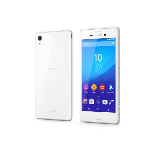 Smartphone Sony Xperia M4 Single 4G 16GB Tela 5" Branco