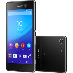 Smartphone Sony Xperia M5 Dual Chip Android 5.0 Tela 5" 16GB 4G Câmera 21MP - Preto