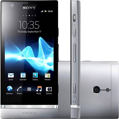 Tudo sobre 'Smartphone Sony Xperia P Prata Android 2.3 3G/Wi Fi Câmera 8MP Memória Interna 13GB'