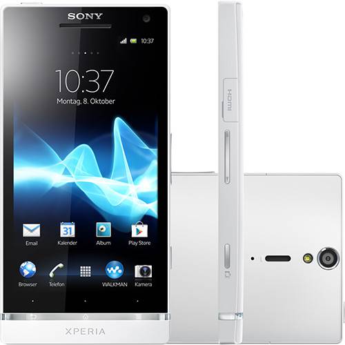 Tudo sobre 'Smartphone Sony Xperia S LT26i Desbloqueado Vivo Branco Android 2.3 Câmera 12MP 3G/Wi Fi 32GB'