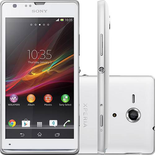 Tudo sobre 'Smartphone Sony Xperia SP Desbloqueado Claro Branco Android 4.1 4G Câmera 8MP Memória Interna 8GB GPS NFC'
