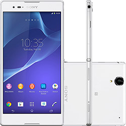 Tudo sobre 'Smartphone Sony Xperia T2 Ultra Dual Chip Desbloqueado Android 4.3 Tela 6" 8GB 3G 13MP Branco + Capa'