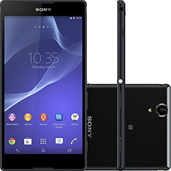 Tudo sobre 'Smartphone Sony Xperia T2 Ultra Dual Chip Desbloqueado Android 4.3 Tela 6" 8GB 3G 13MP Preto + Capa'