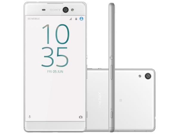 Smartphone Sony Xperia XA Ultra 16GB Branco - Dual Chip 4G Câm. 21.5MP + Selfie 16MP Tela 6”