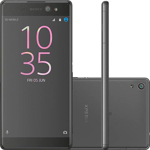 Smartphone Sony Xperia XA Ultra Dual Chip Android Tela 6" 16GB 4G Câmera 21MP - Preto