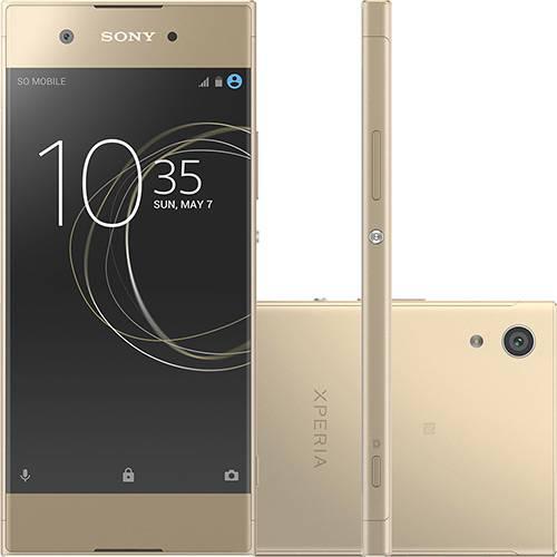 Smartphone Sony Xperia XA1 1 Chip Android Tela 5" Octacore 32GB Câmera 23MP - Dourado