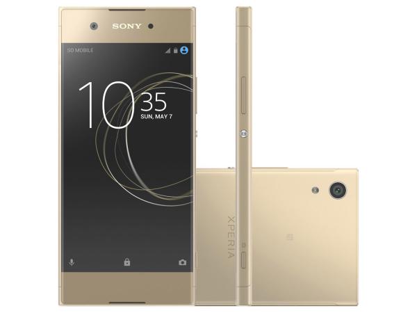 Tudo sobre 'Smartphone Sony Xperia XA1 Dual 32GB Dourado - Dual Chip 4G Câm. 23MP + Selfie 8MP Tela 5”'
