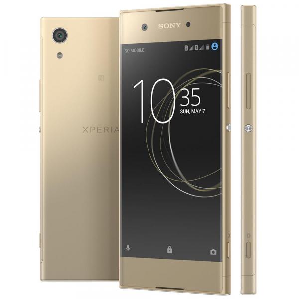 Smartphone Sony Xperia XA1 G3116 Dourado com 32GB, Tela 5 HD, Dual Chip, Câmera 23MP, 4G, Android 7.0, Processador Octa-Core e 3GB RAM
