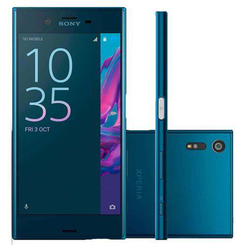Smartphone Sony Xperia XZ Azul 5,2" Câmera 23MP Quad Core 32GB e 3GB de RAM