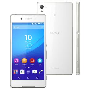 Smartphone Sony Xperia Z3+ Branco com Tela 5.2", Dual Chip, 4G, Câmera 20.7MP, Android 5.0 e Processador Qualcomm Octa-core de 64 Bits