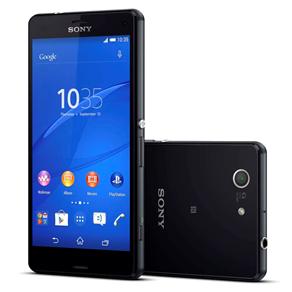 Smartphone Sony Xperia Z3 Compact Preto com Tela 4.6", Câmera 20.7MP, 3G/4G, Android 4.4 e Processador Quad-Core de 2.5 GHz
