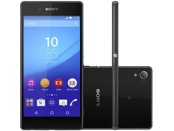 Smartphone Sony Xperia Z3+ 32GB Dual Chip 4G - Câm. 20.7MP + Selfie 5MP Tela 5.2” Proc. Octa Core