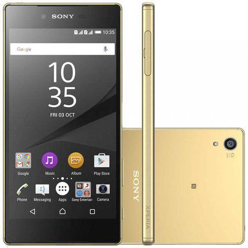 Tudo sobre 'Smartphone Sony Xperia Z5 Premium 4K E6853 Ouro - Android 5.1, 32GB, Câmera 23MP, UHD 4K'