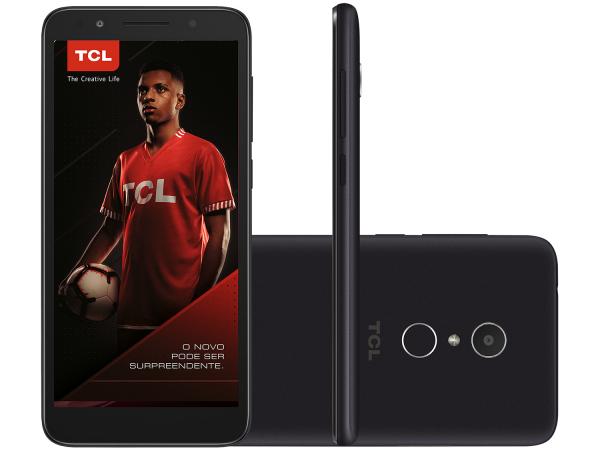 Smartphone TCL L9 16GB Preto 4G Quad Core - 1GB RAM Tela 5,34” Câm 13MP + Selfie 8MP Dual Chip