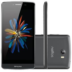 Smartphone TP-LINK Neffos C5, Processador Quad Core, Android 5.1, Tela 5.0´, 16GB, 8MP, 4G, Dual Chip - Cinza