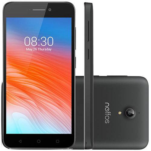 Smartphone Tp-link Neffos Y5 Cinza - Dual Chip - Android 6 - Tela 5" - Câmera 8mp - 16gb