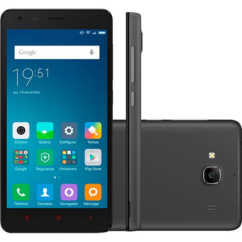 Smartphone Xiaomi Redmi 2 Pro Android Dual Chip 4G Tela HD 4,7'' Câmera 8MP 16GB - Cinza