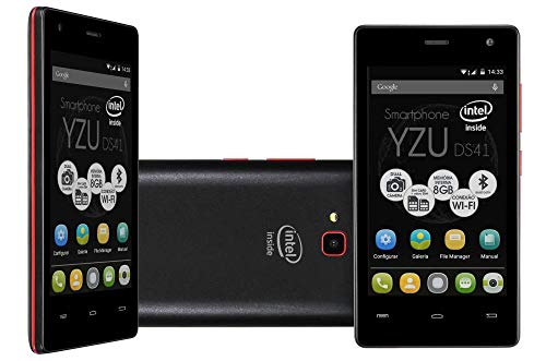 Smartphone Yzu Ds41, 3g, 5mp, Preto Dual Chip,Quad Core Qualcomm Snapdragon 1.1ghz, Android 5.1 - DL