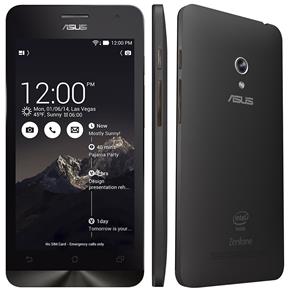 Smartphone Zenfone 6 Dual Chip Preto Tela 6" 3G+WiFi, Android 4.3, Câmera 13MP, Memória 16GB - ASUS