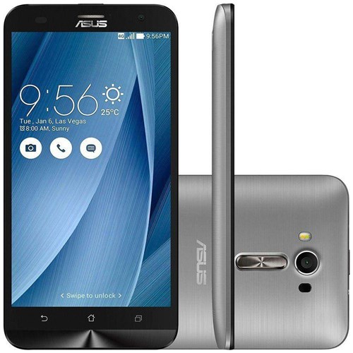 Smartphone Zenfone 2 Asus 64gb Tela 5.5 Polegadas 4g Cinza