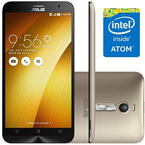 Smartphone Zenfone 2 Dual Chip, Dourado, Tela 5.5", 4G+WiFi, Android 5, 13MP, 32GB - Asus