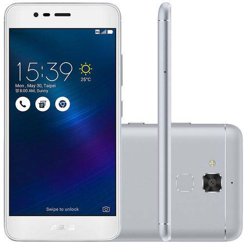 Smartphone Zenfone 3 Max Asus 32gb Tela 5.2 Polegadas Android 4g Zc520tl Prata