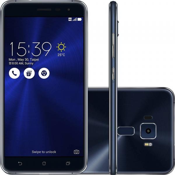 Smartphone Zenfone 3 Ze552kl 64gb 4gb Ram Tela 5.5 Preto - Asus