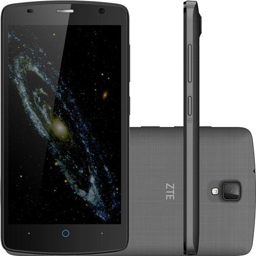 Smartphone ZTE Blade L5 Dual Chip Android Tela 5.1" 8G, Câmera 8MP - Cinza Escuro + Capa Branca - ZT