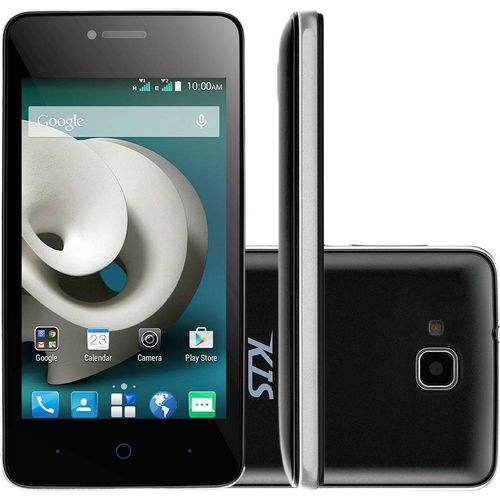 Smartphone ZTE C341 Dual Chip Desbloqueado Android 4.4 Tela 4'' 4GB Wi-Fi 3G Câmera 5MP