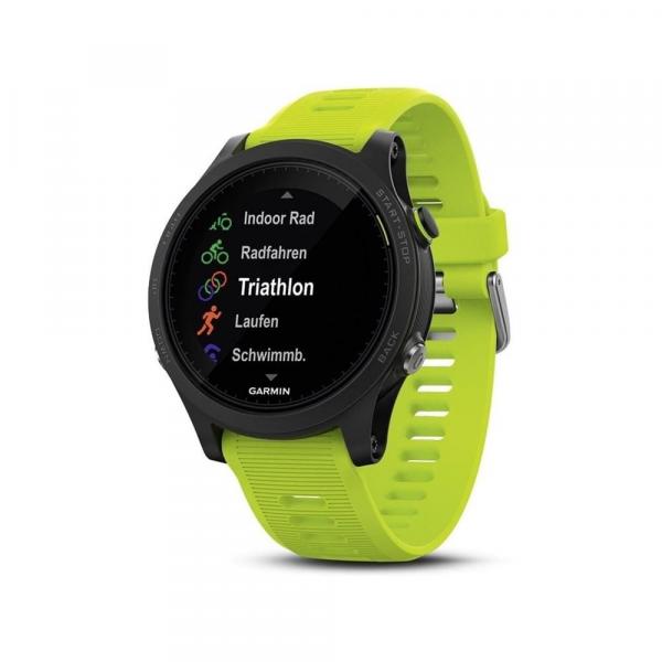 Tudo sobre 'Smartwatch Garmin Forerunner 935 Tri-bundle Preto/verde'