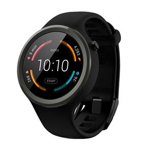 Smartwatch Motorola Moto 360 Sport com Tela de 1,37", Bluetooth, Wi-Fi, Android Wear e Sensor de Frequência Cardíaca - Preto