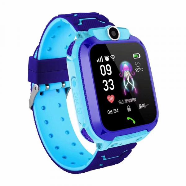 Smartwatch Relógio Infantil Escuta, GPS, SOS Azul - Smart Watch