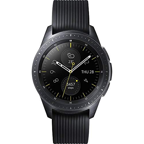 Smartwatch Samsung Galaxy Watch Bt 42mm Pulseira de Silicone, Bluetooth 4.2 e 4 GB SM-R810 Preto